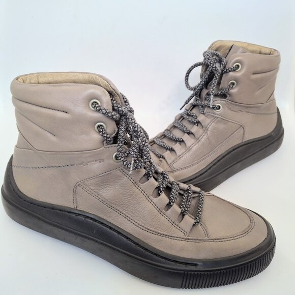 FLY LONDON Samu NEW Leather Men's High-Top Sneaker 42 EU/9 US or 10.5 US Women - Picture 4 of 8